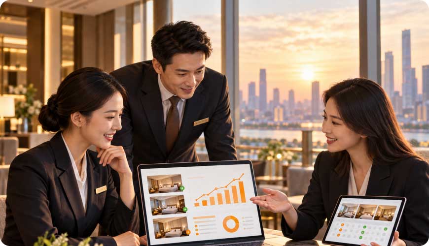 优卧展示酒店特色